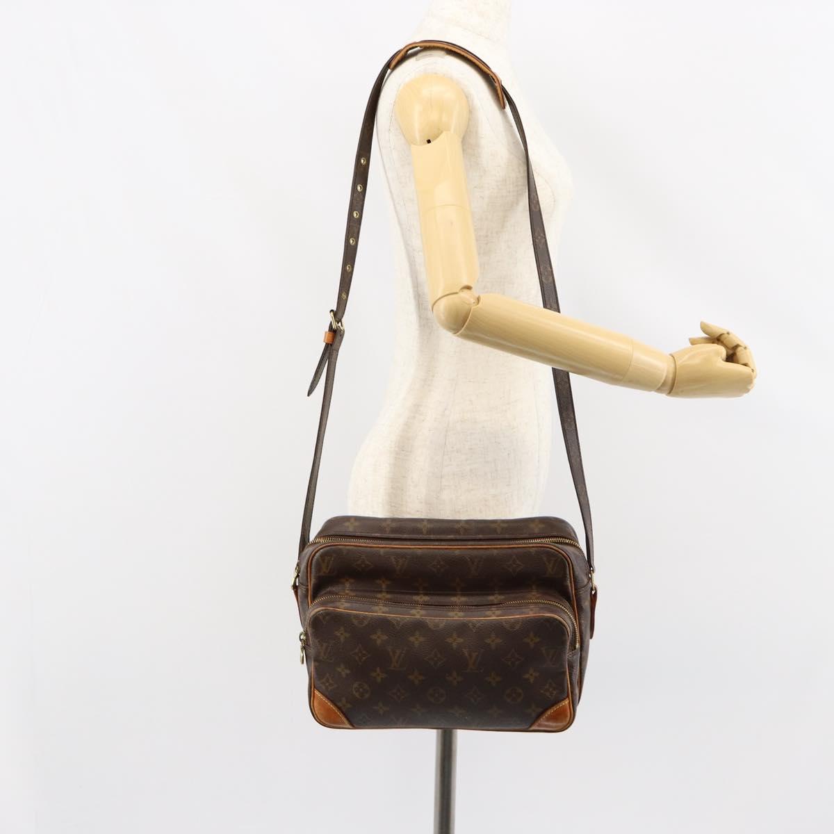 LOUIS VUITTON Monogram Nile Shoulder Bag M45244 LV Auth 146989
