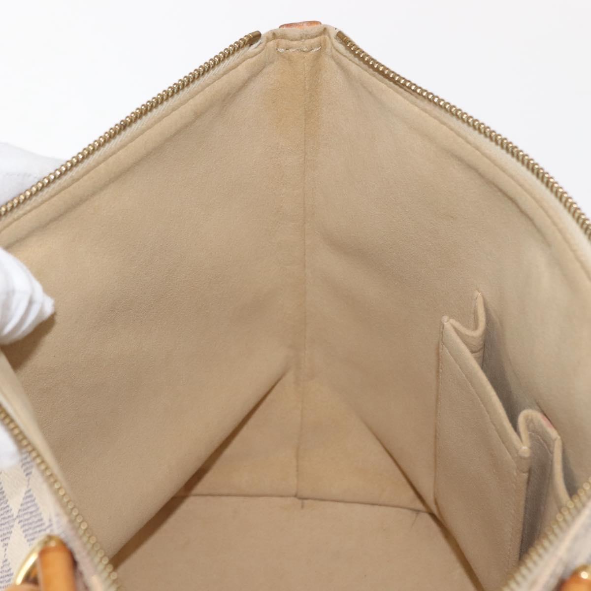 LOUIS VUITTON Damier Azur Saleya PM Tote Bag N51186 LV Auth 146995