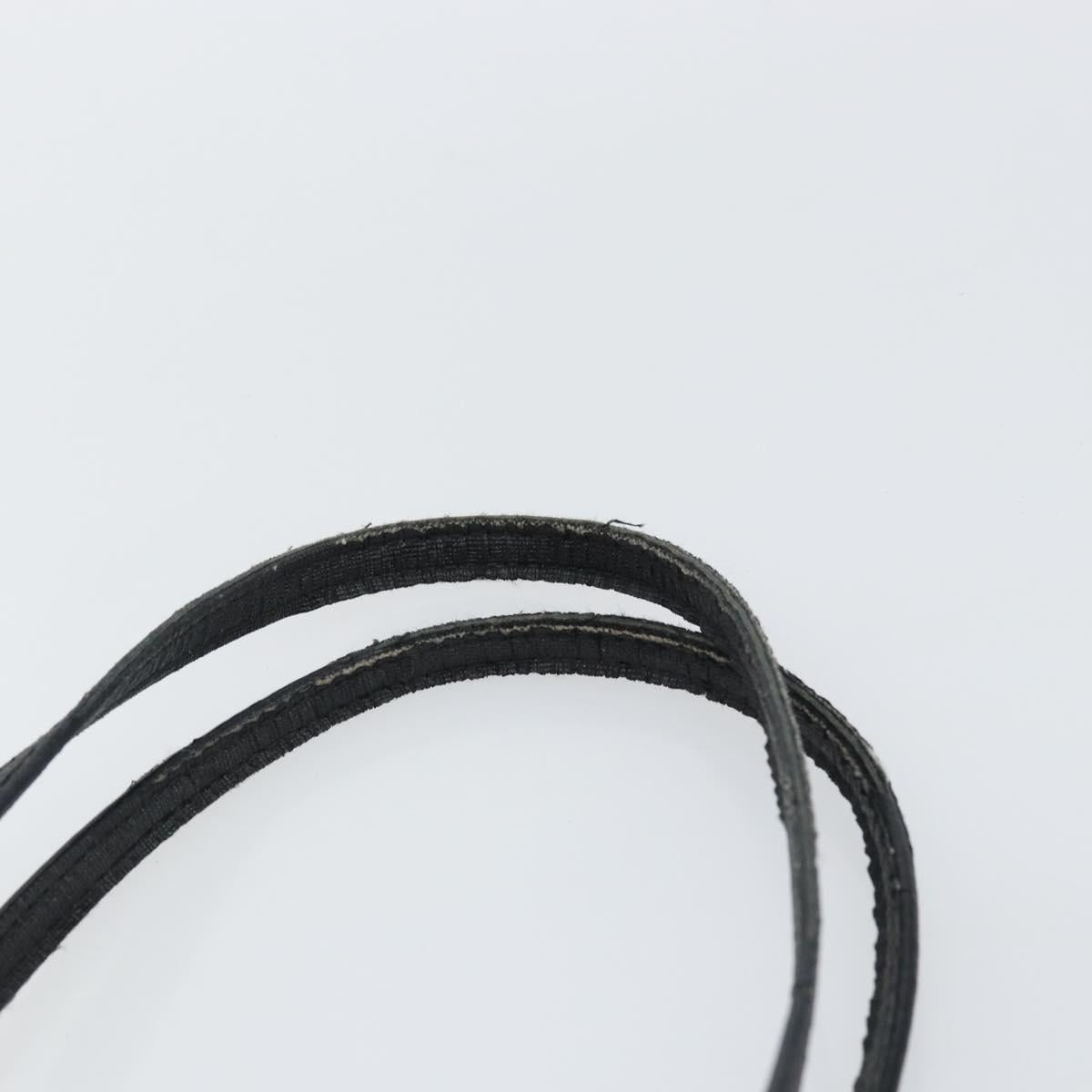 FENDI Zucca Canvas Tote Bag PVC Black Gold Auth 147011