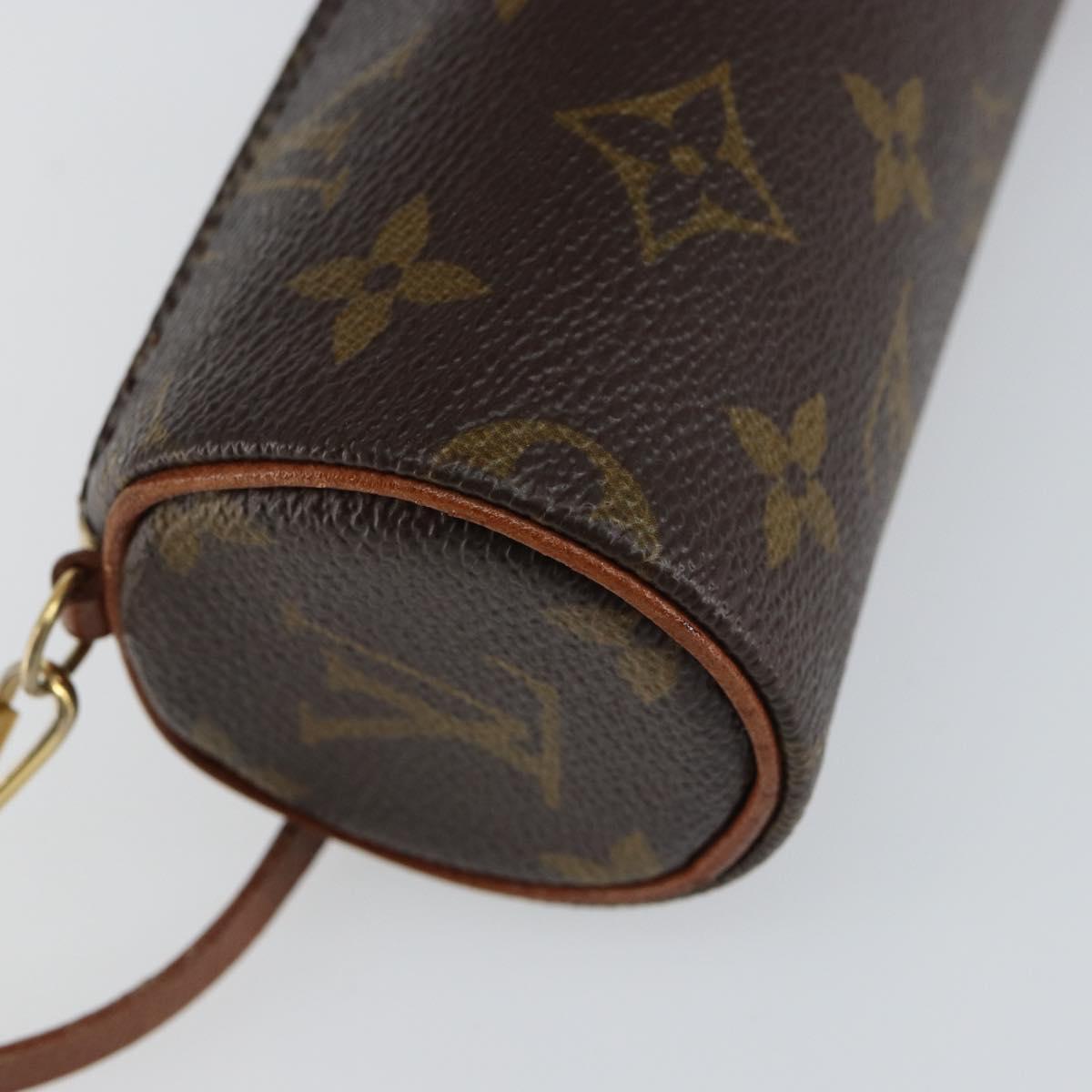 LOUIS VUITTON Monogram Papillon Pouch LV Auth 147019