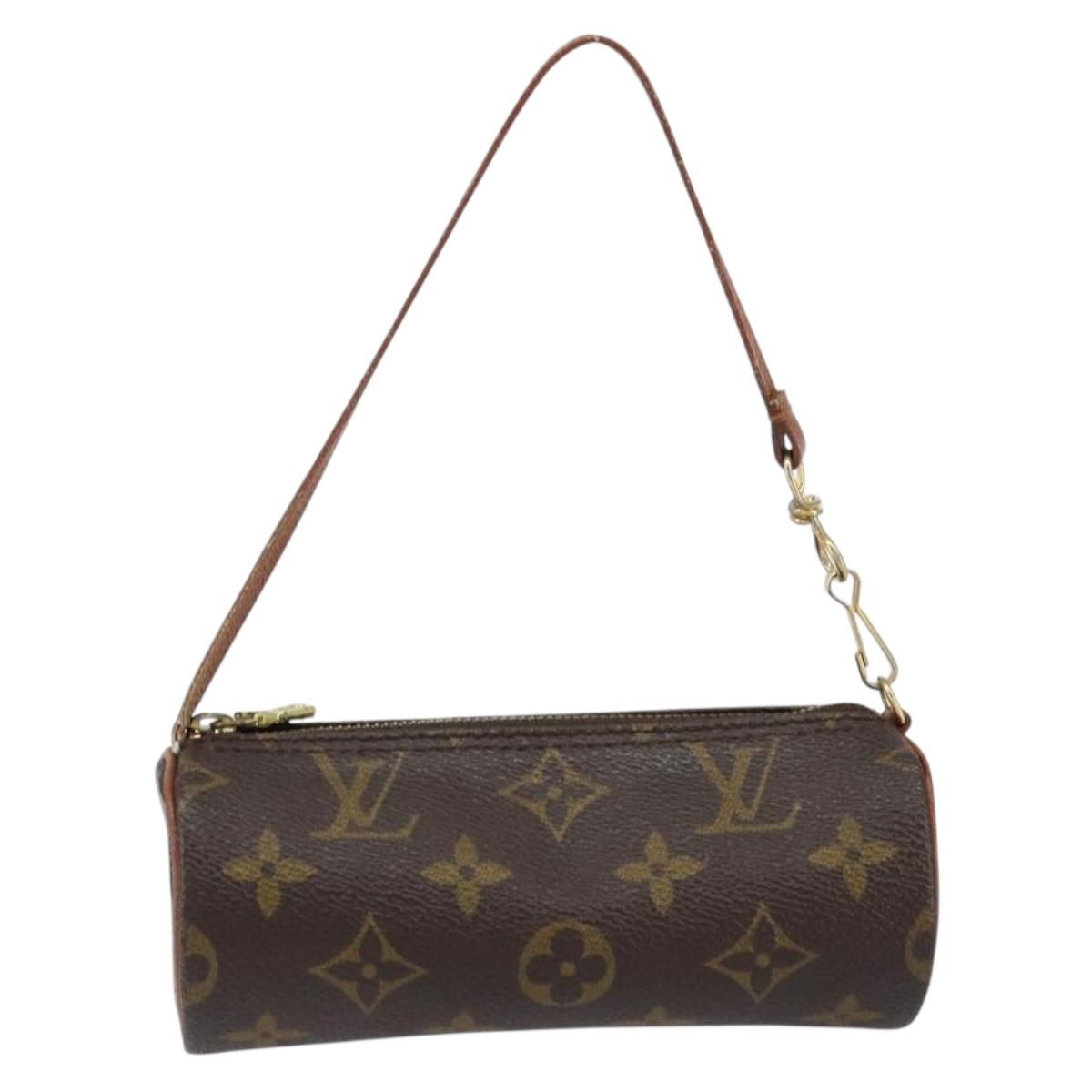 LOUIS VUITTON Monogram Papillon Pouch LV Auth 147019