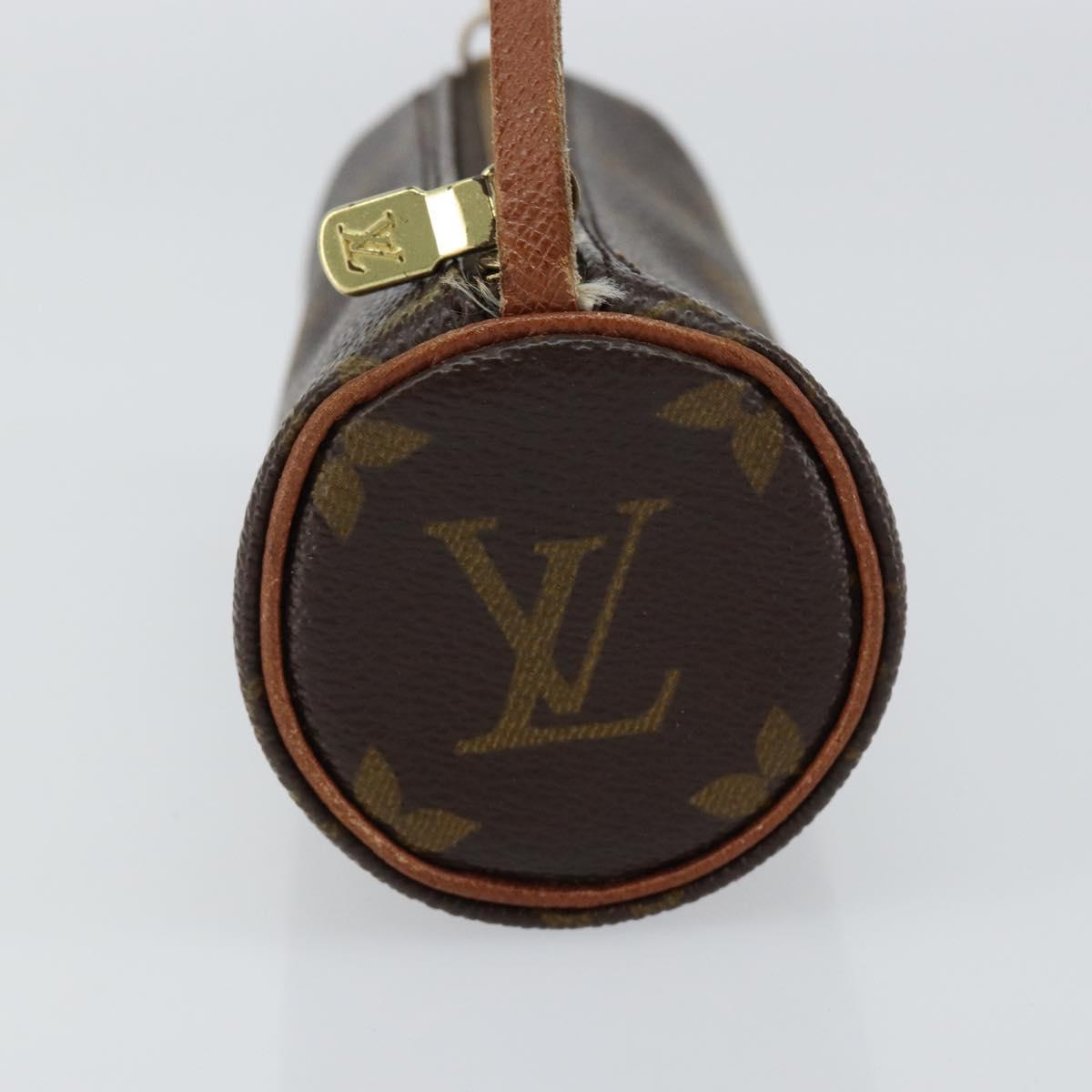 LOUIS VUITTON Monogram Papillon Pouch LV Auth 147019