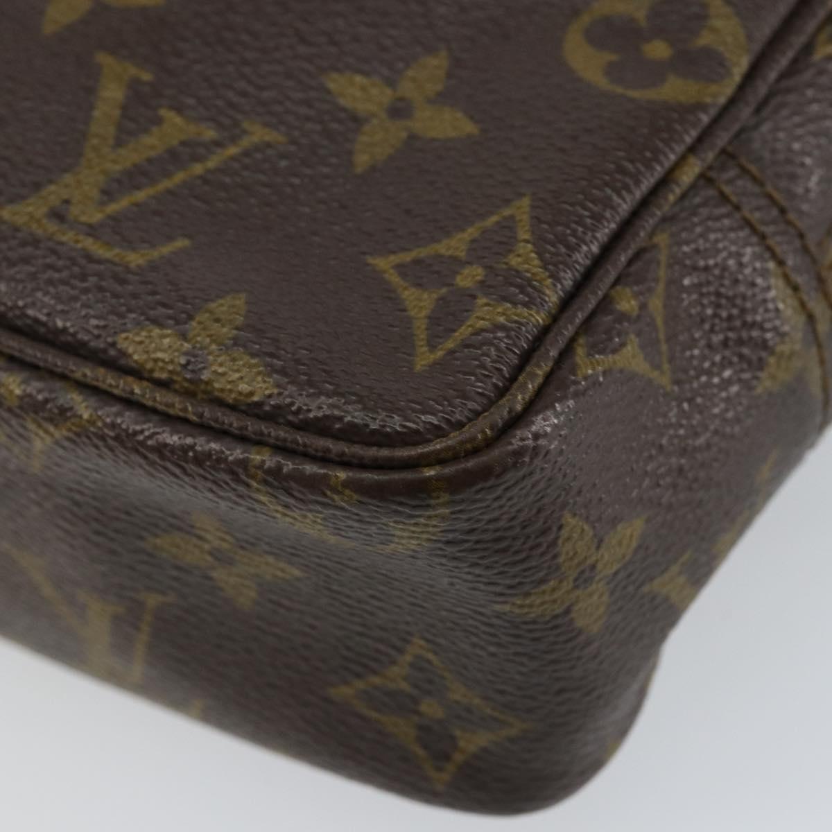 LOUIS VUITTON Monogram Trousse Toilette 18 Pouch M47526 LV Auth 147022