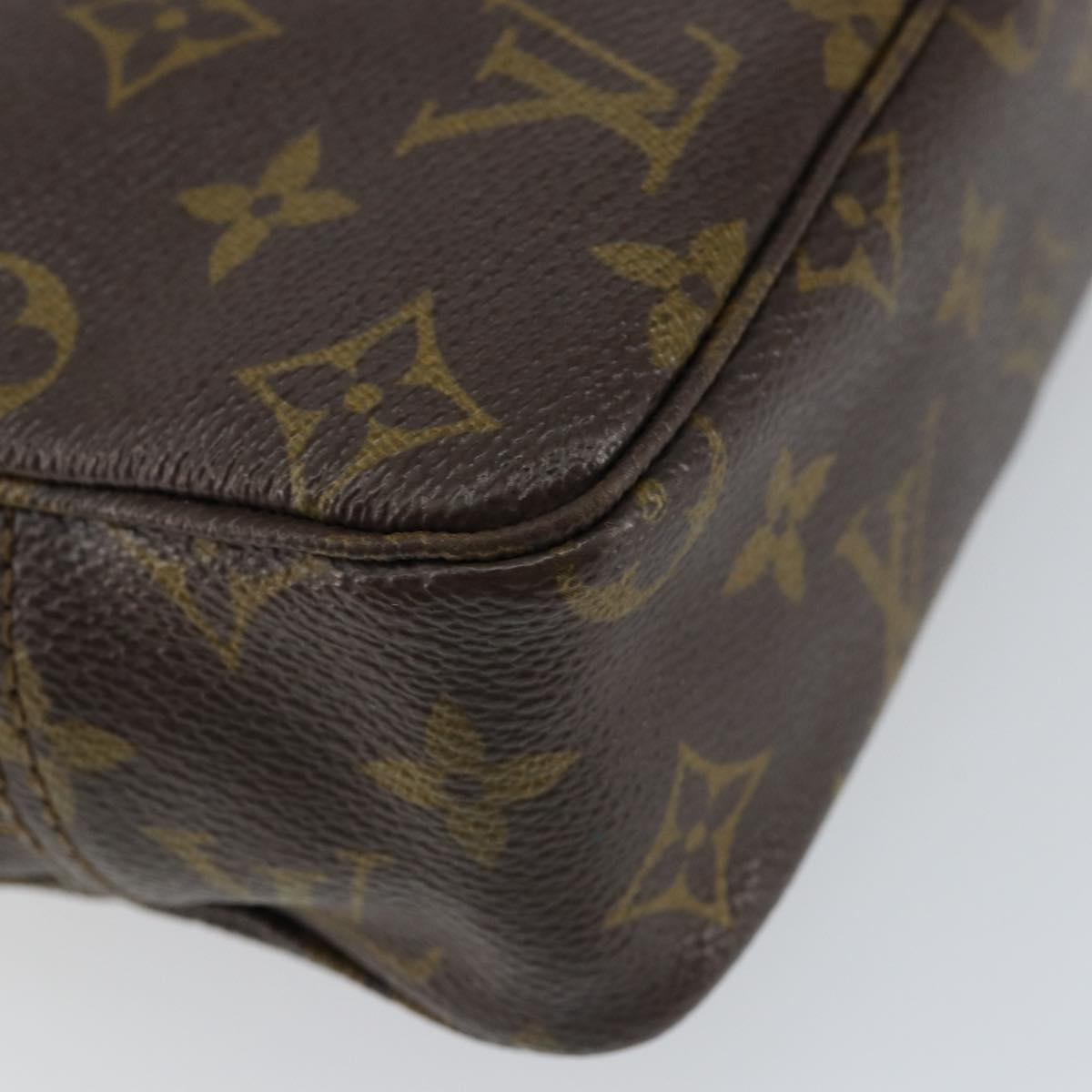 LOUIS VUITTON Monogram Trousse Toilette 18 Pouch M47526 LV Auth 147022