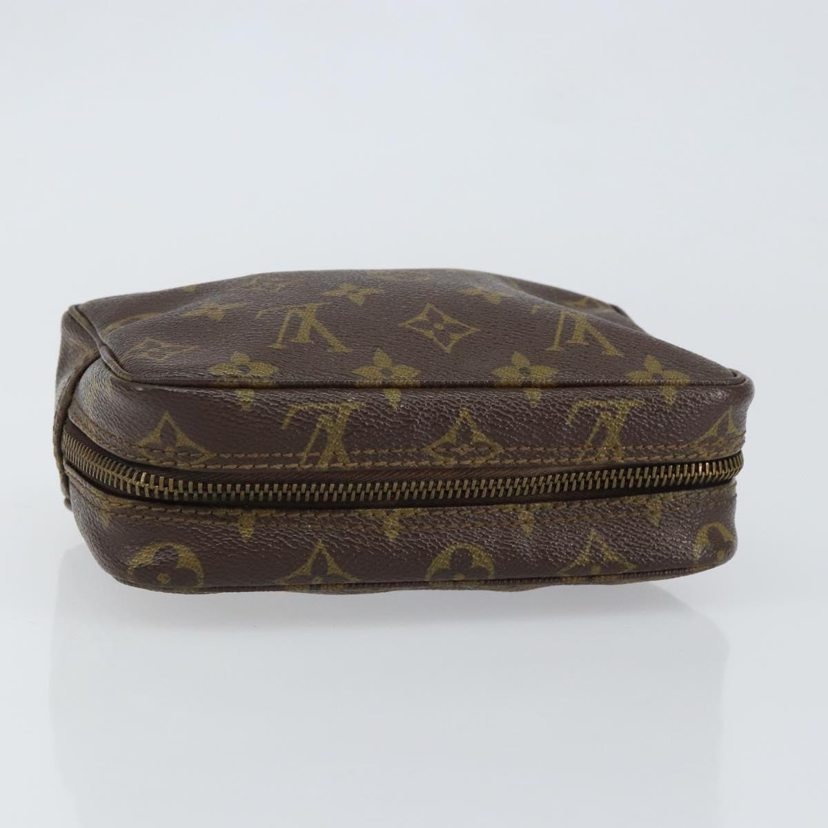 LOUIS VUITTON Monogram Trousse Toilette 18 Pouch M47526 LV Auth 147022