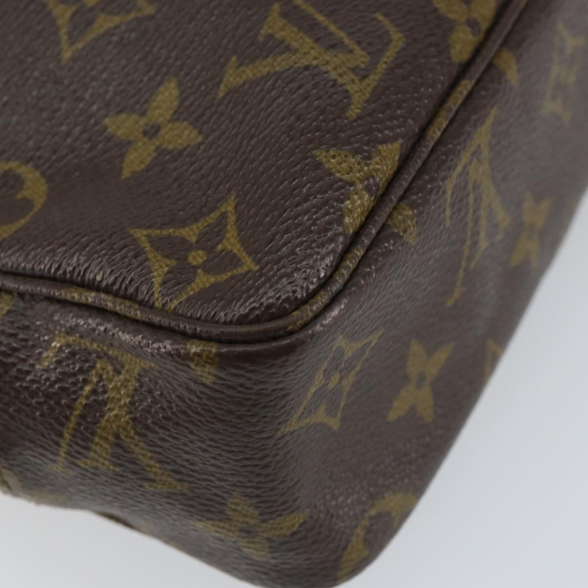 LOUIS VUITTON Monogram Trousse Toilette 18 Pouch M47526 LV Auth 147022
