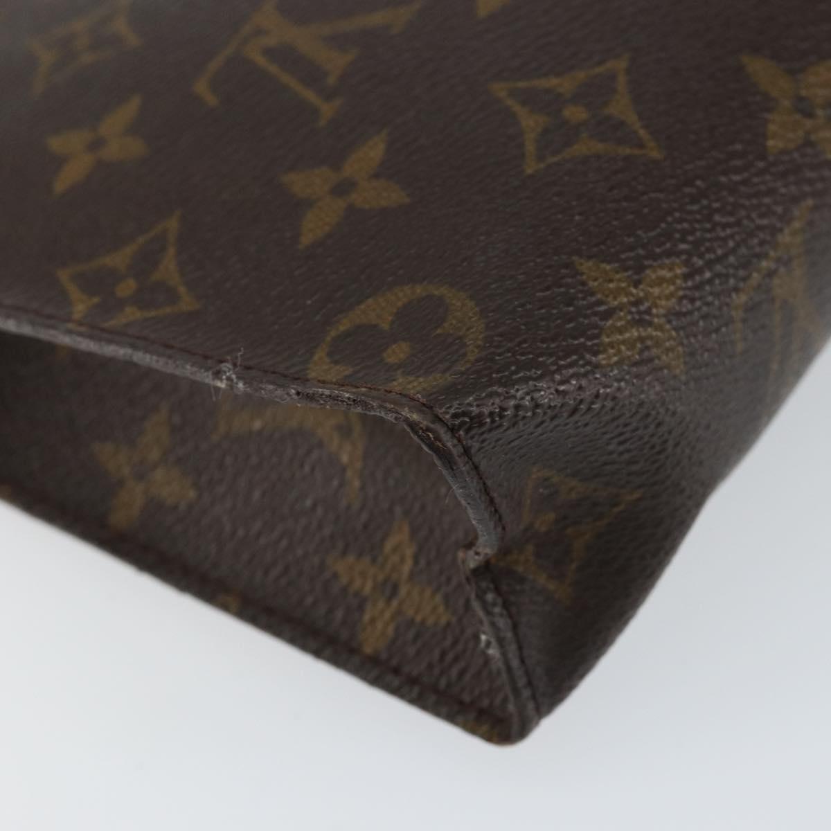 LOUIS VUITTON Monogram Poche Toilette 26 Pouch M47542 LV Auth 147029