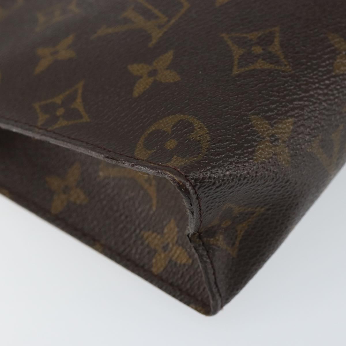 LOUIS VUITTON Monogram Poche Toilette 26 Pouch M47542 LV Auth 147029