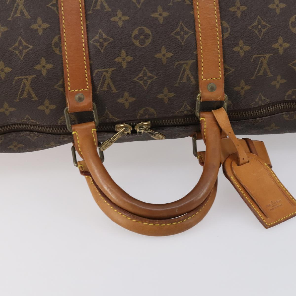 LOUIS VUITTON Monogram Keepall 50 Boston Bag M41426 LV Auth 147030