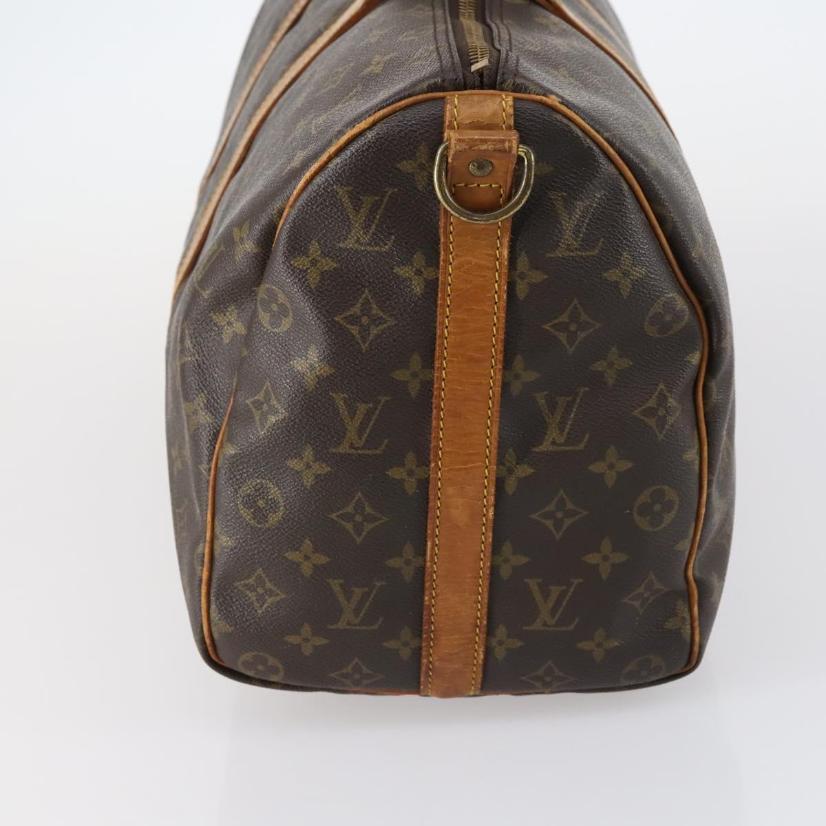 LOUIS VUITTON Monogram Keepall Bandouliere 45 Boston Bag M41418 LV Auth 147031