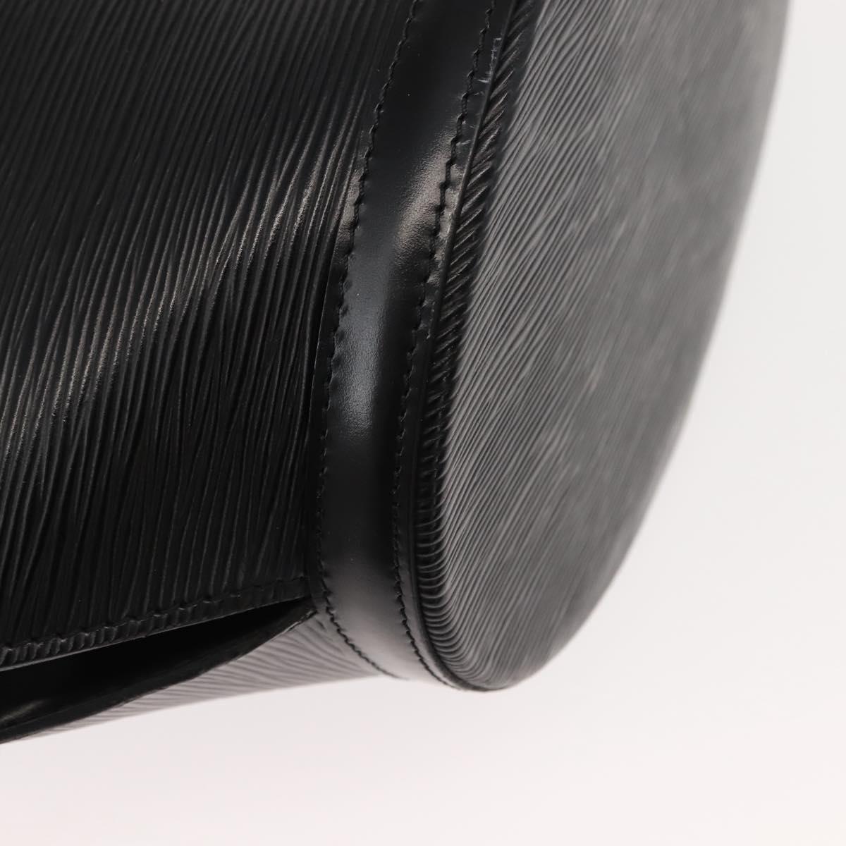 LOUIS VUITTON Epi Saint Jacques Shopping Shoulder Bag Black M52262 Auth 147032