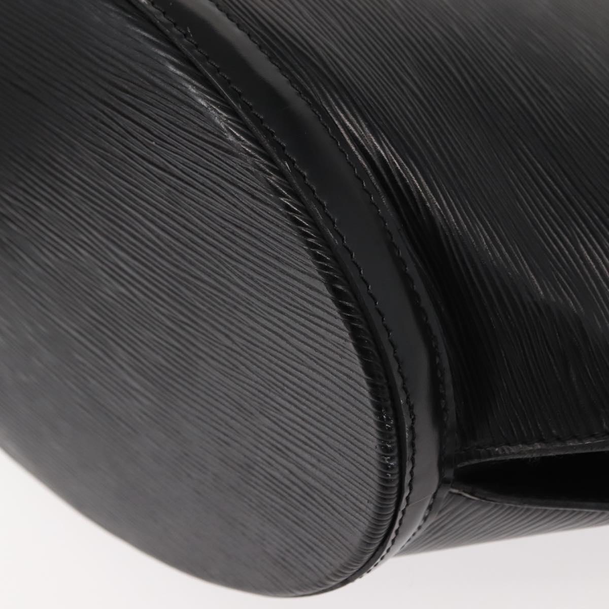 LOUIS VUITTON Epi Saint Jacques Shopping Shoulder Bag Black M52262 Auth 147032