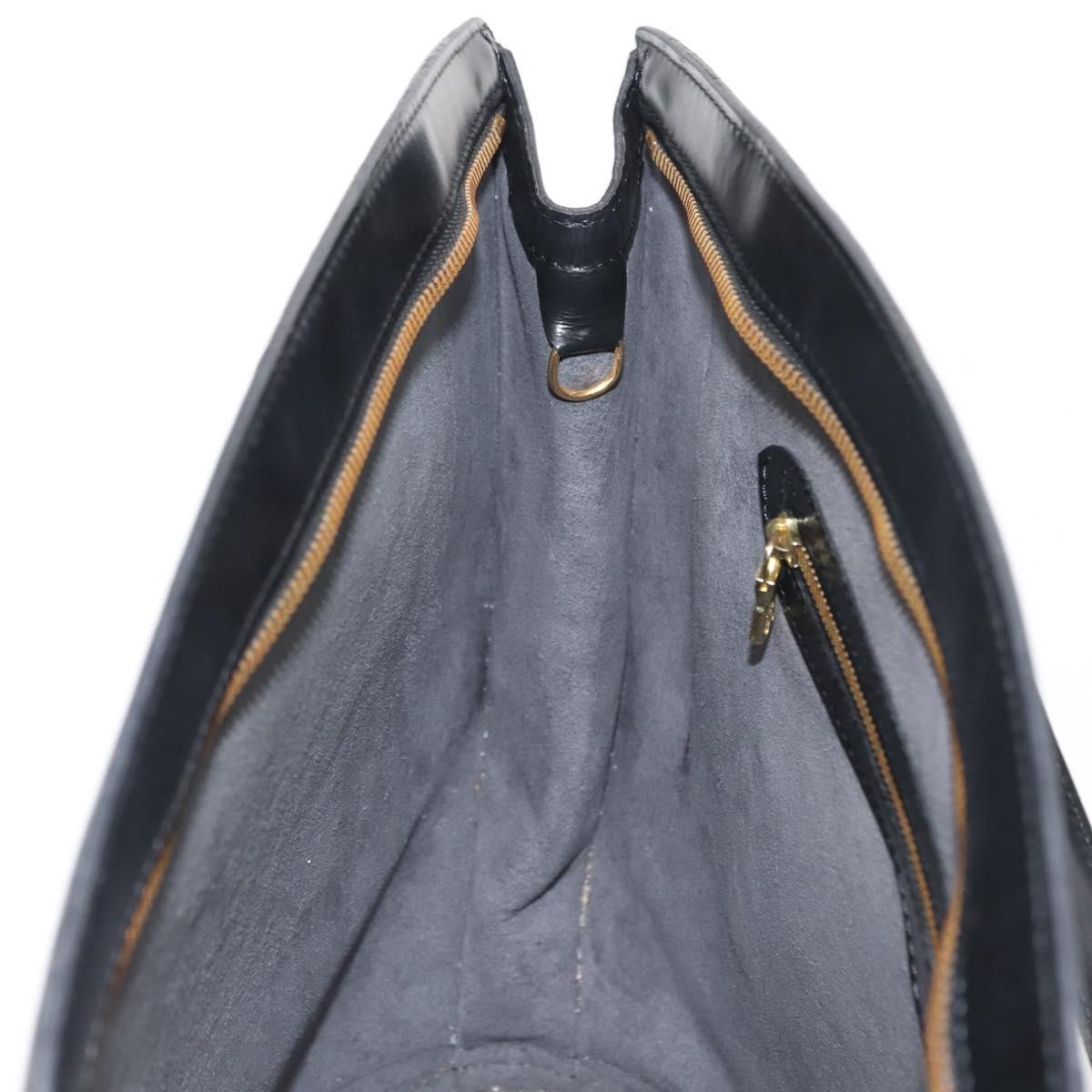 LOUIS VUITTON Epi Saint Jacques Shopping Shoulder Bag Black M52262 Auth 147032