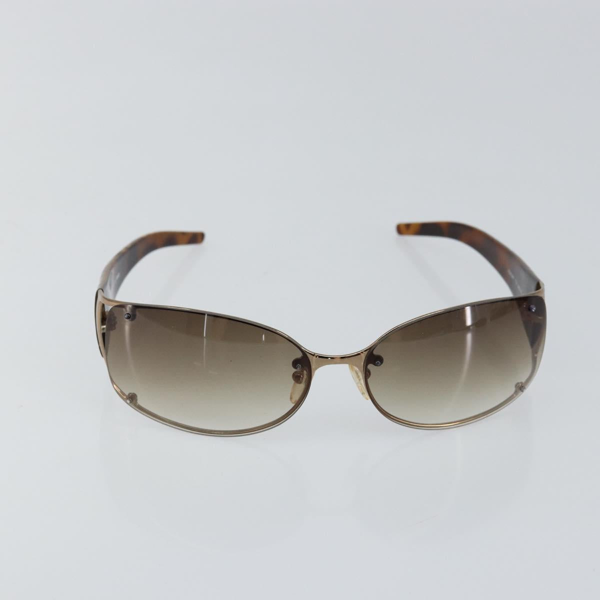 FENDI Sunglasses plastic Brown Auth 147036