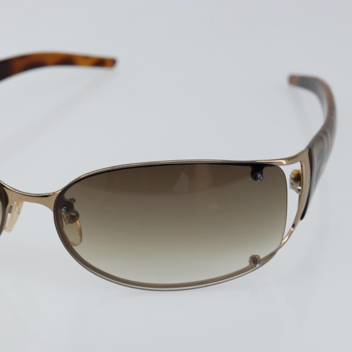 FENDI Sunglasses plastic Brown Auth 147036