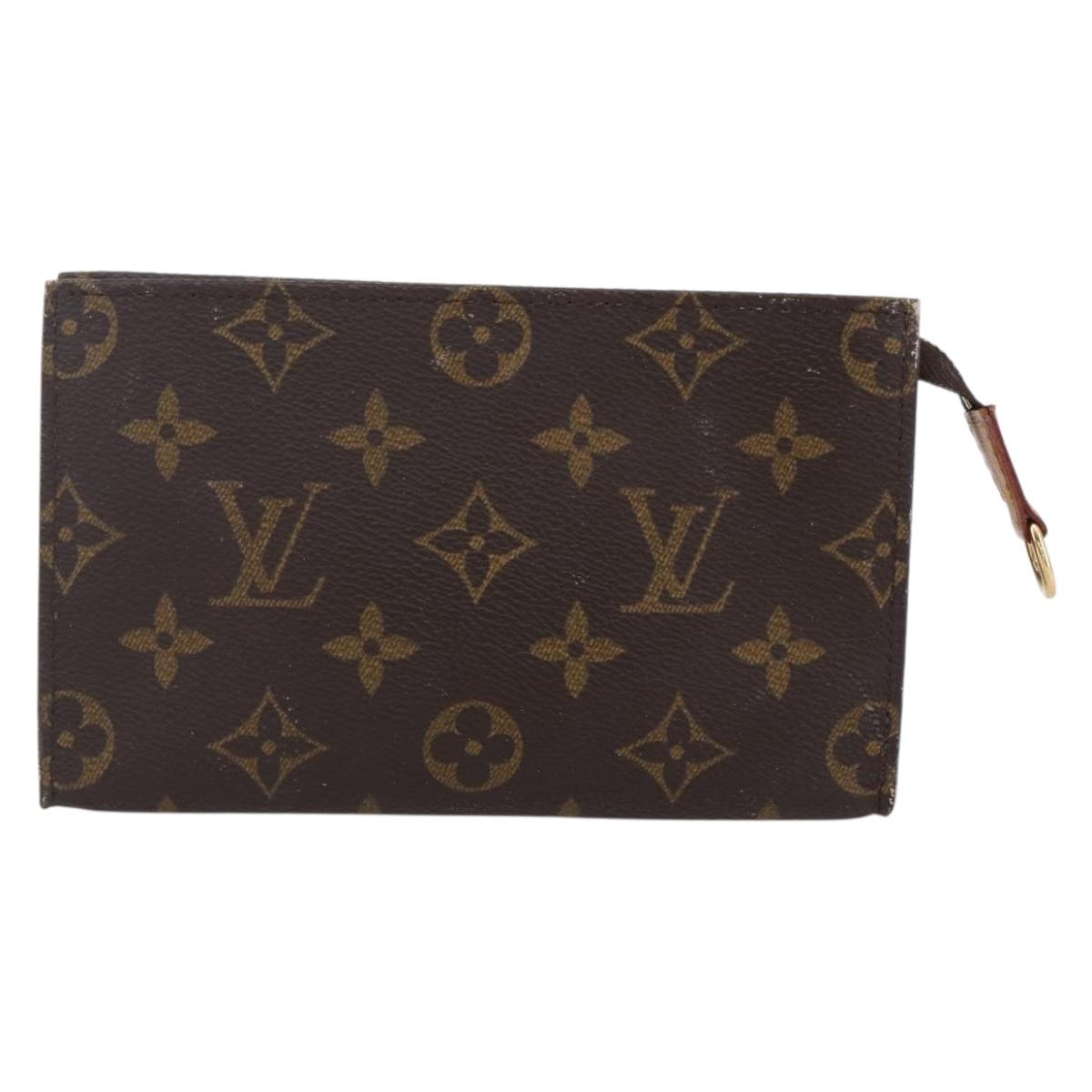 LOUIS VUITTON Monogram Bucket PM Accessory Pouch LV Auth 147060