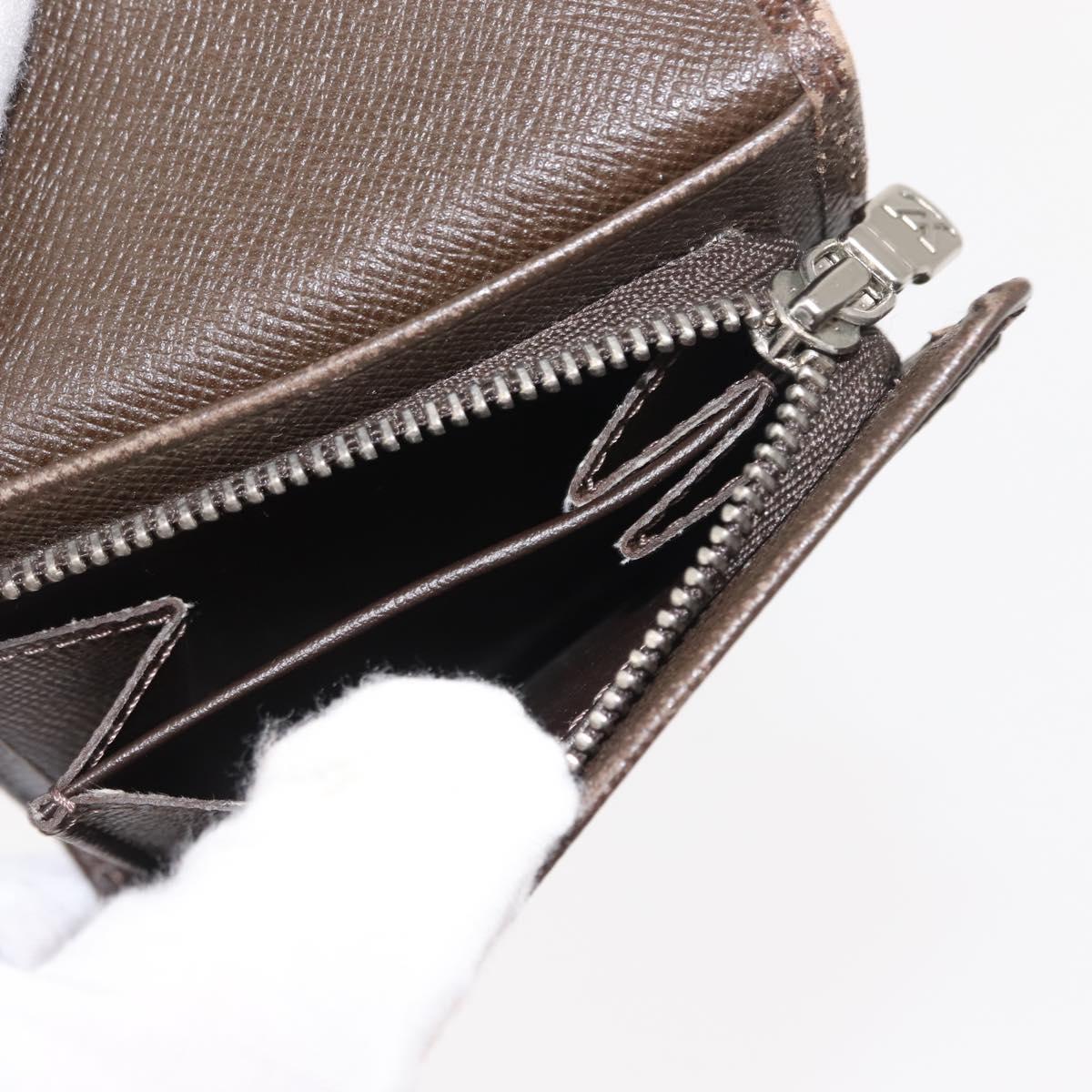 LOUIS VUITTON Taiga Wallet 3 Set Grizzly LV Auth 147062