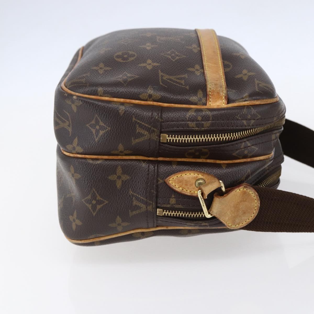 LOUIS VUITTON Monogram Reporter PM Shoulder Bag M45254 LV Auth 147091