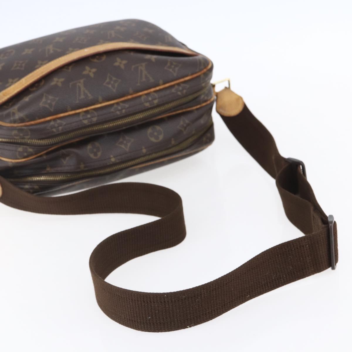 LOUIS VUITTON Monogram Reporter PM Shoulder Bag M45254 LV Auth 147091