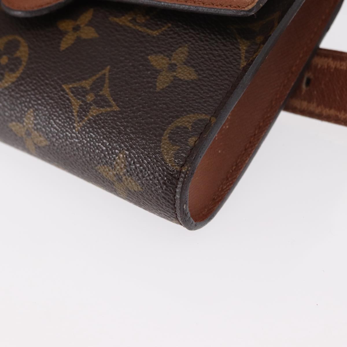 LOUIS VUITTON Monogram Pochette Arush Waist Bag M51975 LV Auth 147095