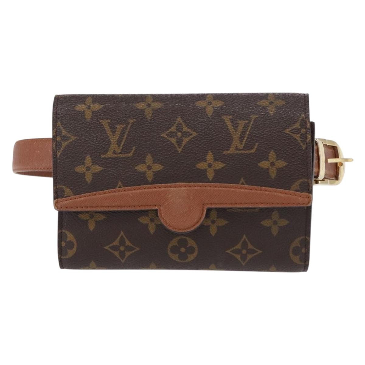 LOUIS VUITTON Monogram Pochette Arush Waist Bag M51975 LV Auth 147095