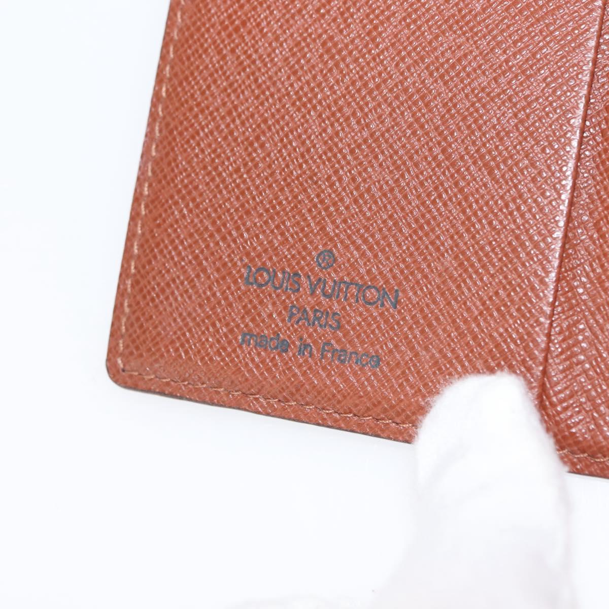 LOUIS VUITTON Monogram Agenda Mini Day Planner Cover R20007 LV Auth 147101