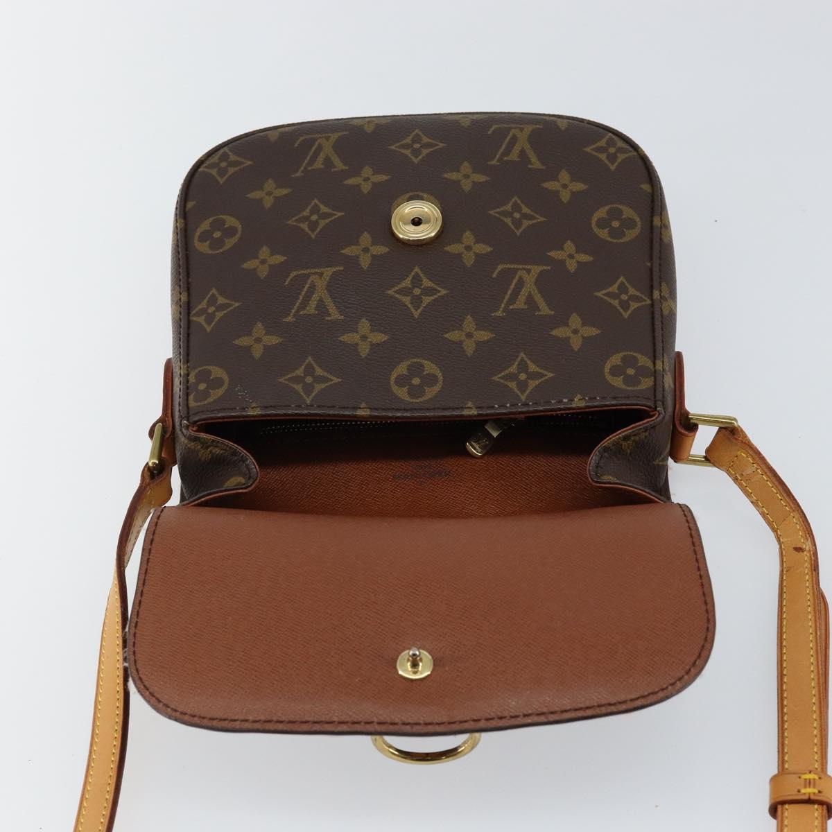 LOUIS VUITTON Monogram Saint Cloud MM Shoulder Bag M51243 LV Auth 147121
