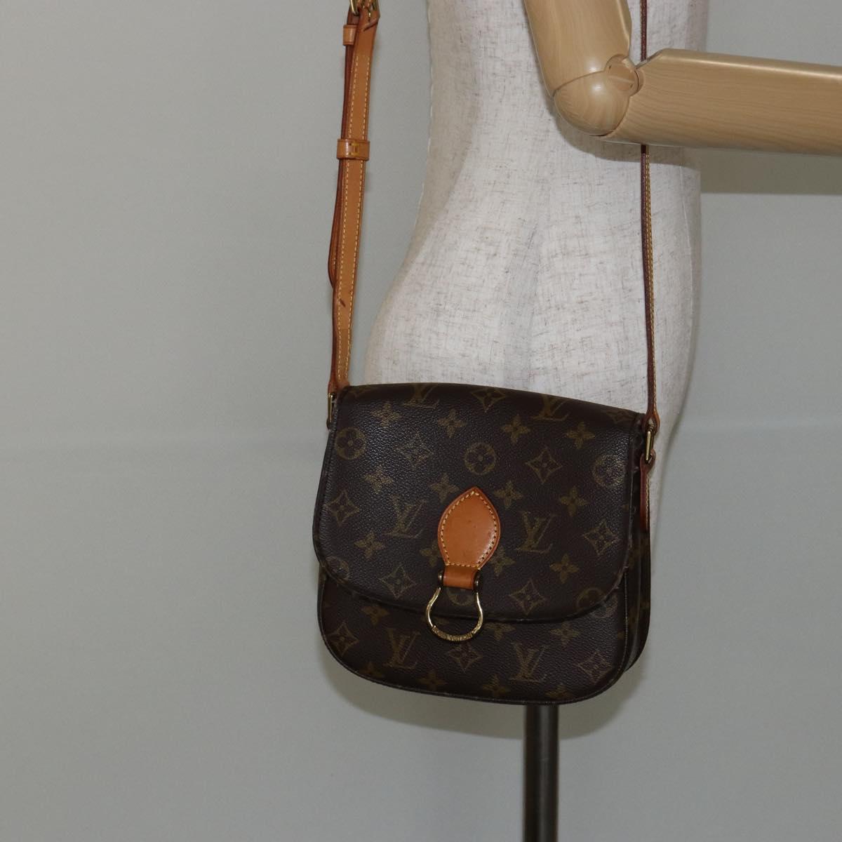 LOUIS VUITTON Monogram Saint Cloud MM Shoulder Bag M51243 LV Auth 147121