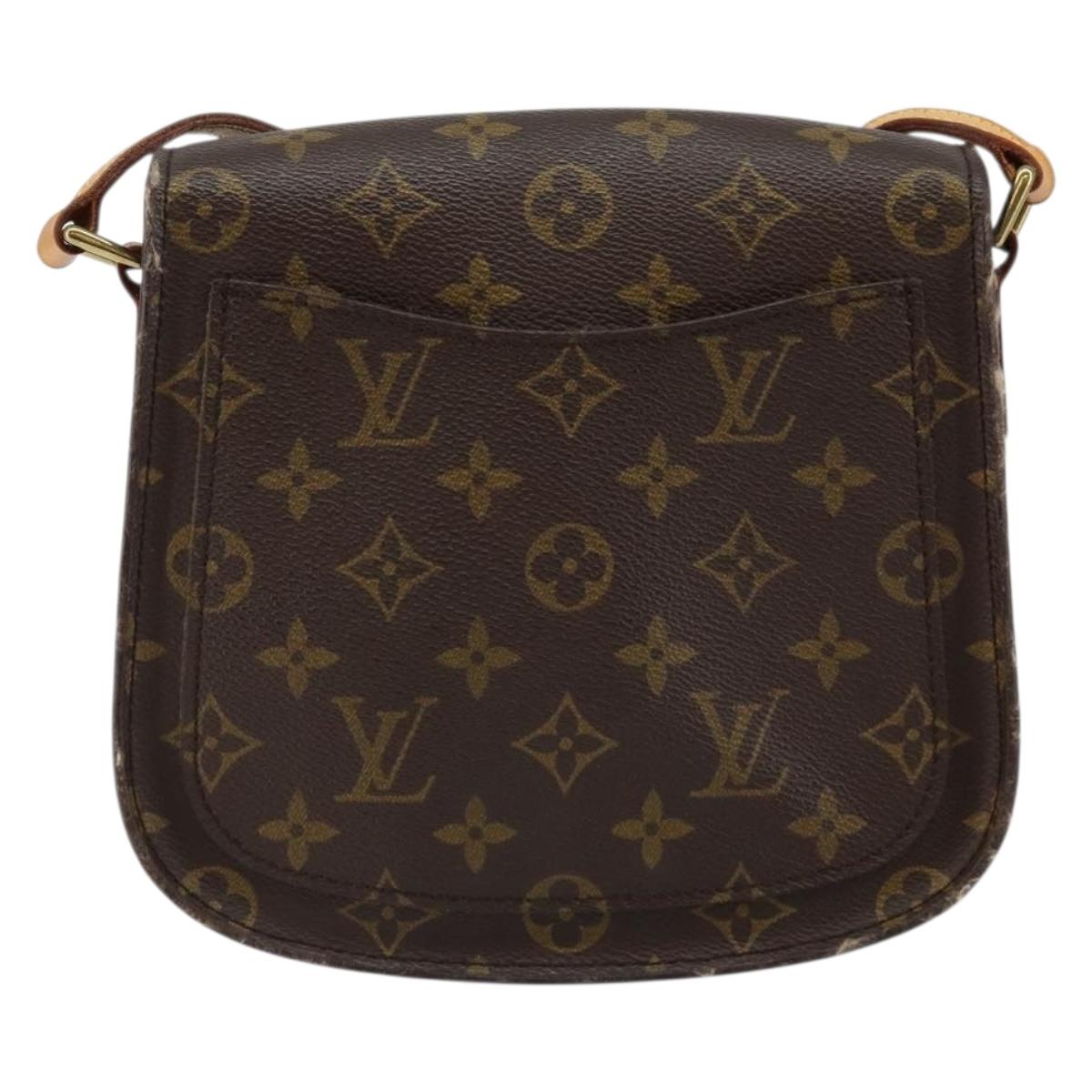 LOUIS VUITTON Monogram Saint Cloud MM Shoulder Bag M51243 LV Auth 147121