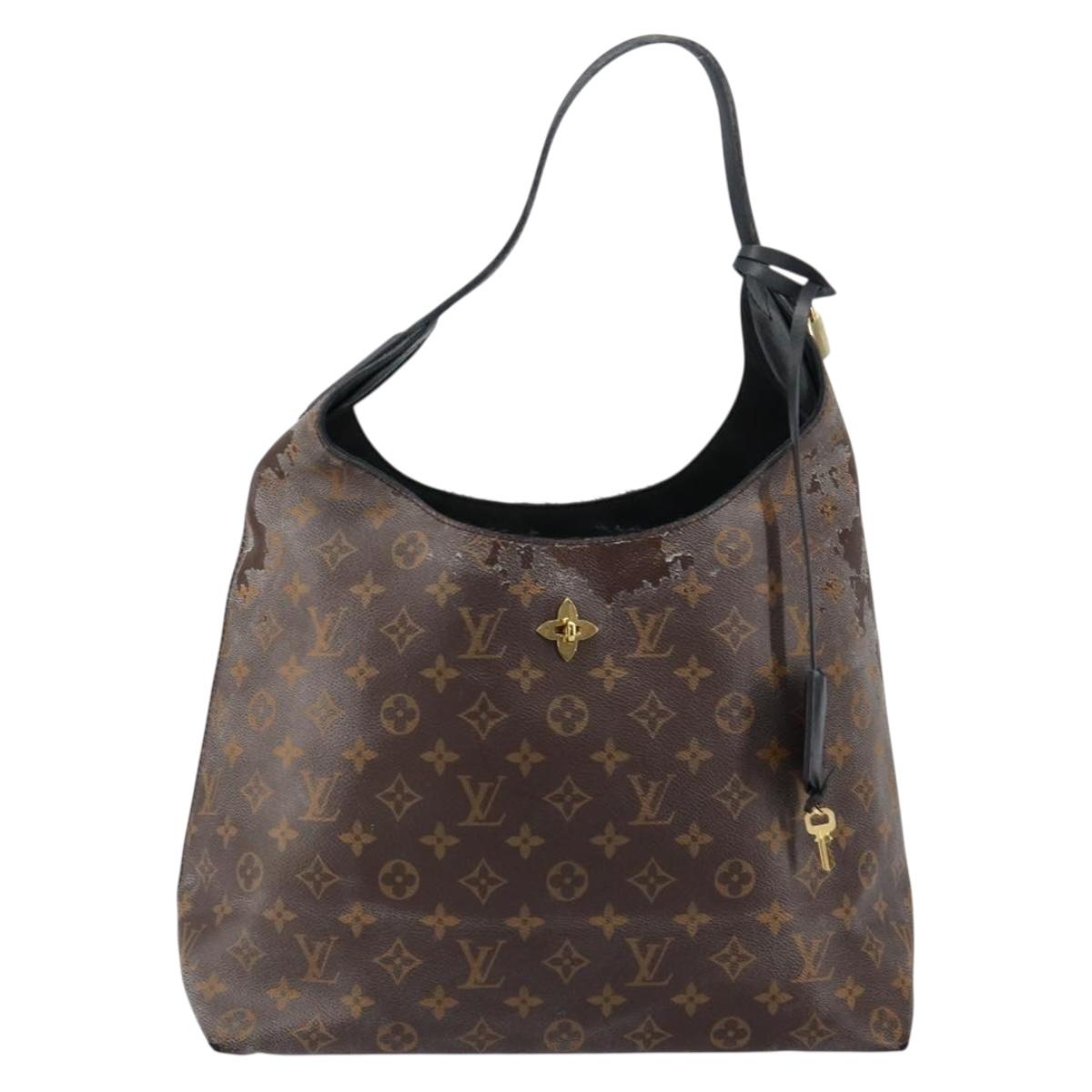LOUIS VUITTON Monogram Flower Hobo Shoulder Bag M43545 LV Auth 147124