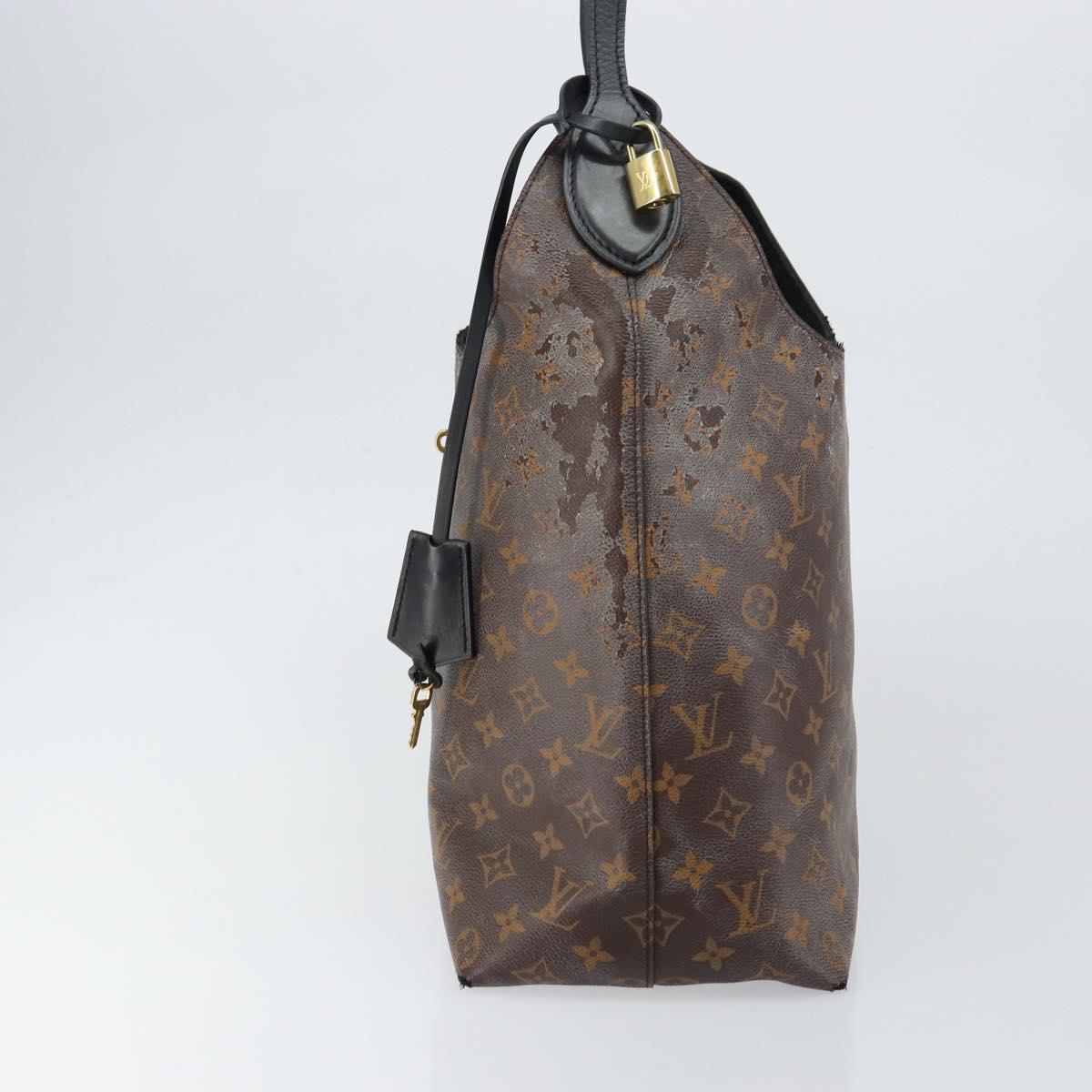 LOUIS VUITTON Monogram Flower Hobo Shoulder Bag M43545 LV Auth 147124