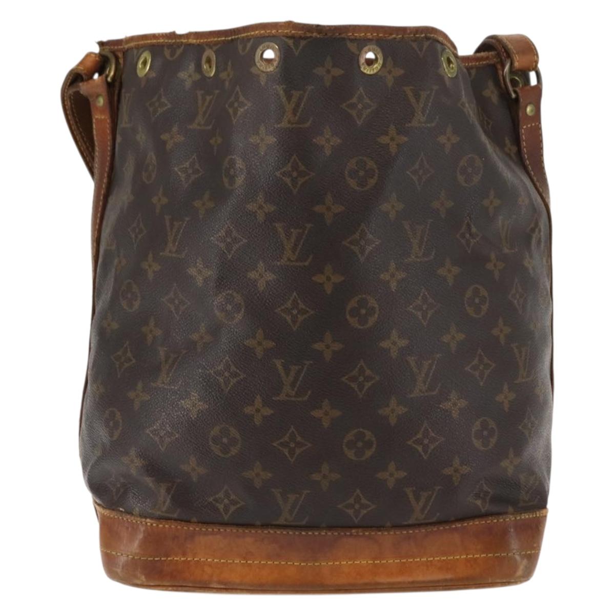 LOUIS VUITTON Monogram Noe Shoulder Bag M42224 LV Auth 147127