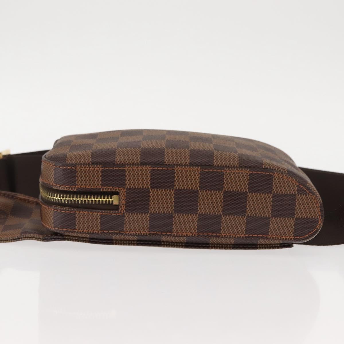 LOUIS VUITTON Damier Ebene Geronimos Shoulder Bag N51994 LV Auth 147134
