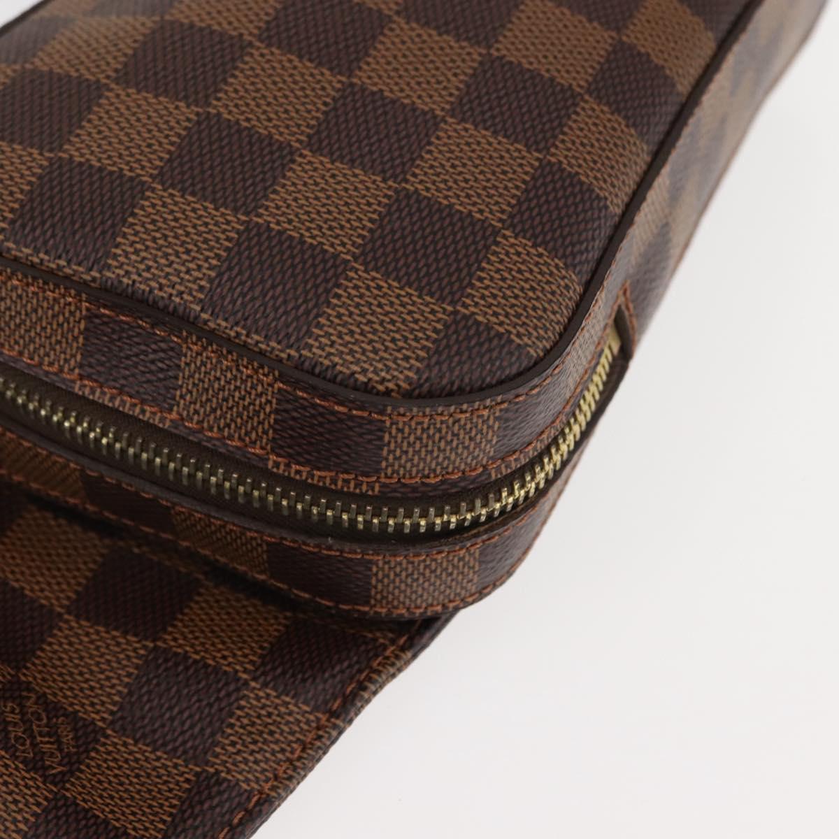LOUIS VUITTON Damier Ebene Geronimos Shoulder Bag N51994 LV Auth 147134
