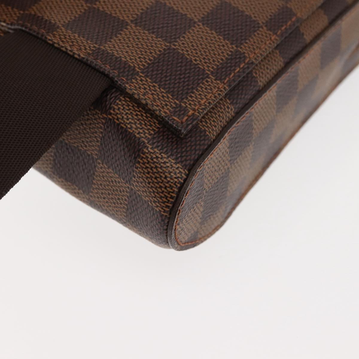 LOUIS VUITTON Damier Ebene Geronimos Shoulder Bag N51994 LV Auth 147134