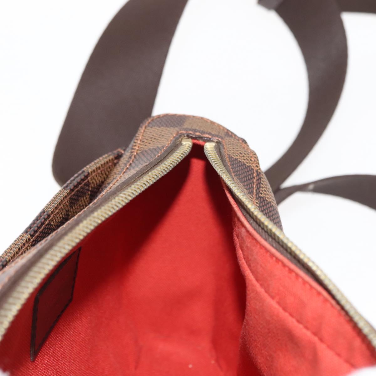 LOUIS VUITTON Damier Ebene Geronimos Shoulder Bag N51994 LV Auth 147134