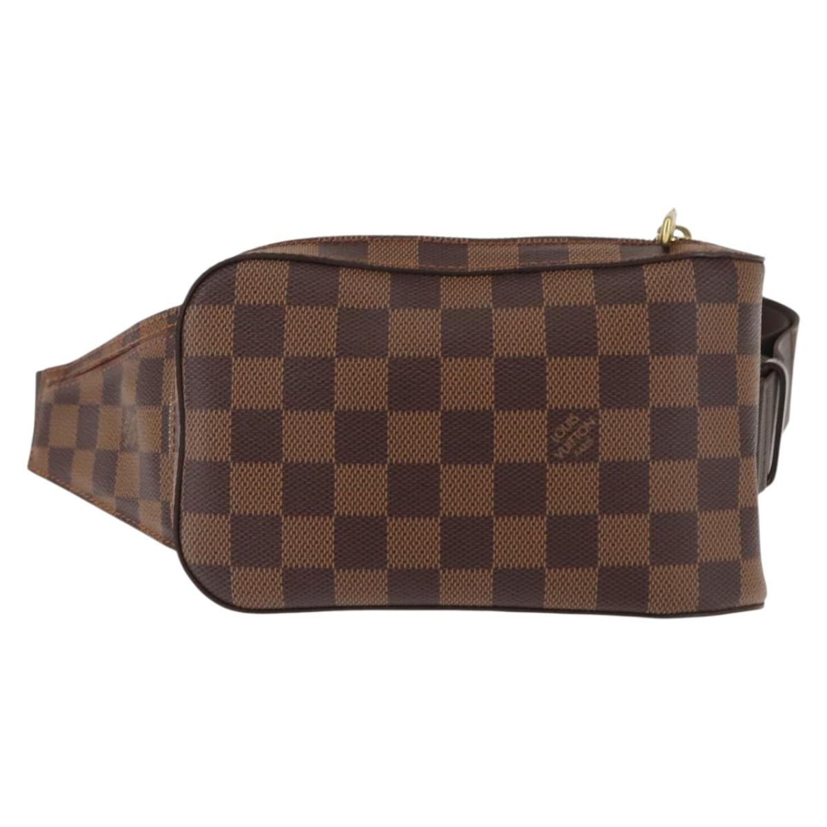 LOUIS VUITTON Damier Ebene Geronimos Shoulder Bag N51994 LV Auth 147134