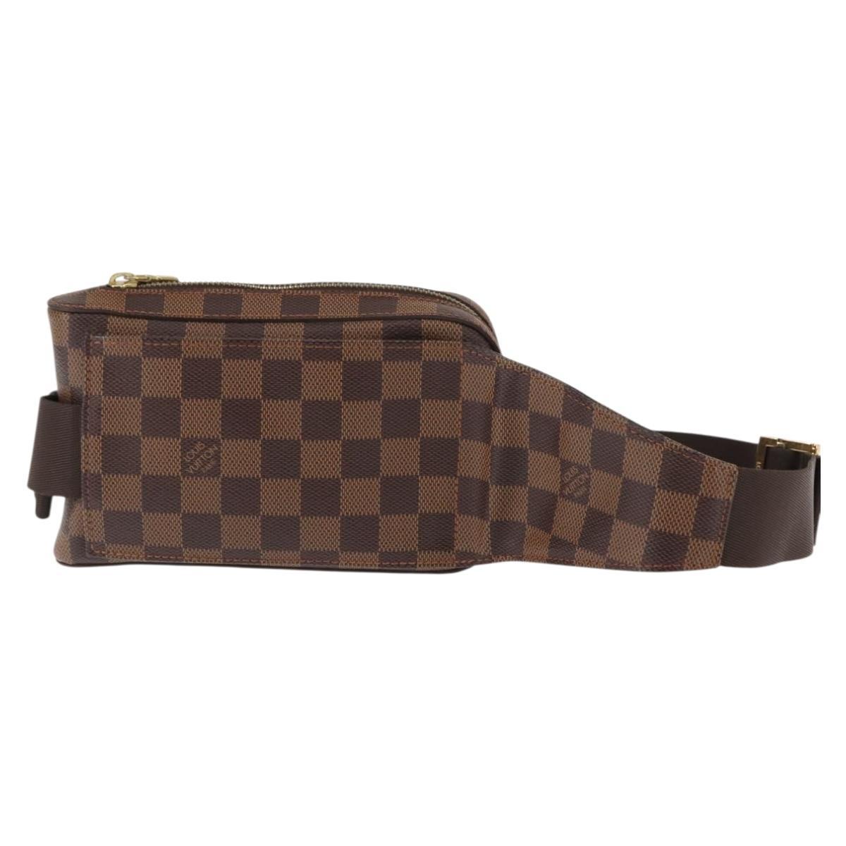 LOUIS VUITTON Damier Ebene Geronimos Shoulder Bag N51994 LV Auth 147134