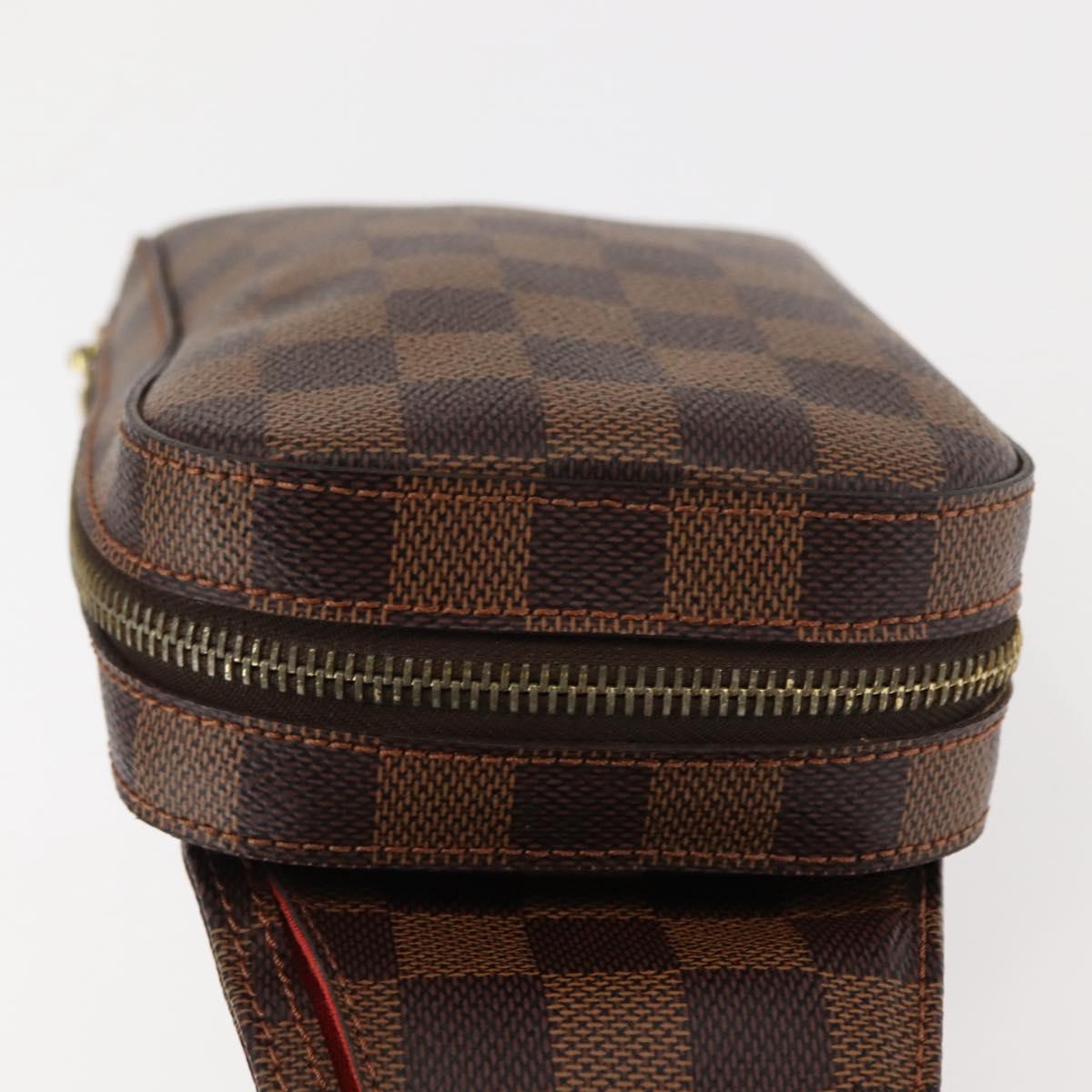 LOUIS VUITTON Damier Ebene Geronimos Shoulder Bag N51994 LV Auth 147134