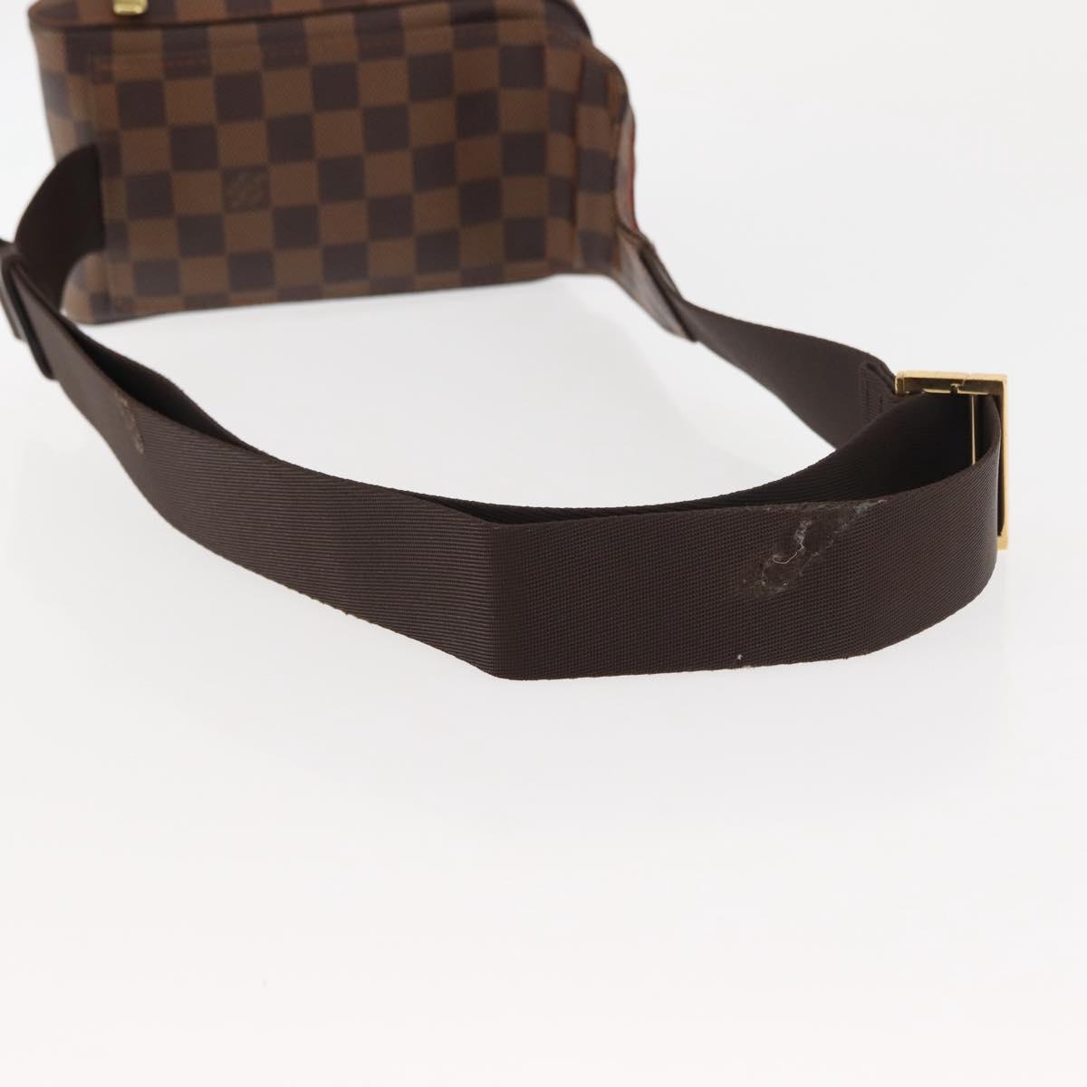LOUIS VUITTON Damier Ebene Geronimos Shoulder Bag N51994 LV Auth 147134