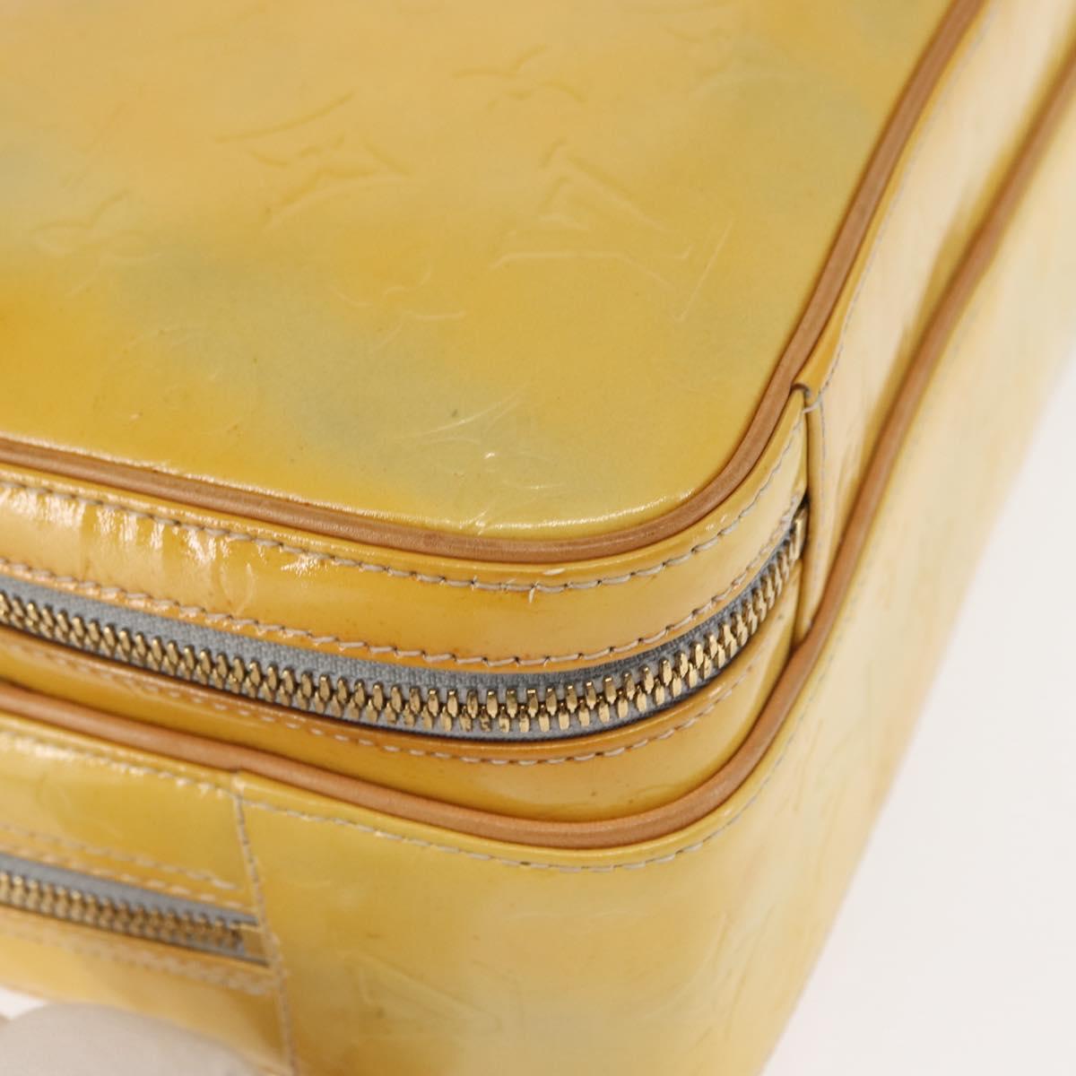 LOUIS VUITTON Monogram Vernis Marley Backpack Gris M91038 LV Auth 147135