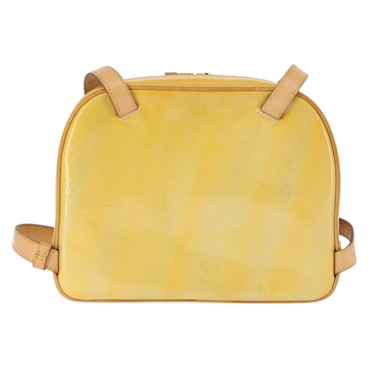 LOUIS VUITTON Monogram Vernis Marley Backpack Gris M91038 LV Auth 147135