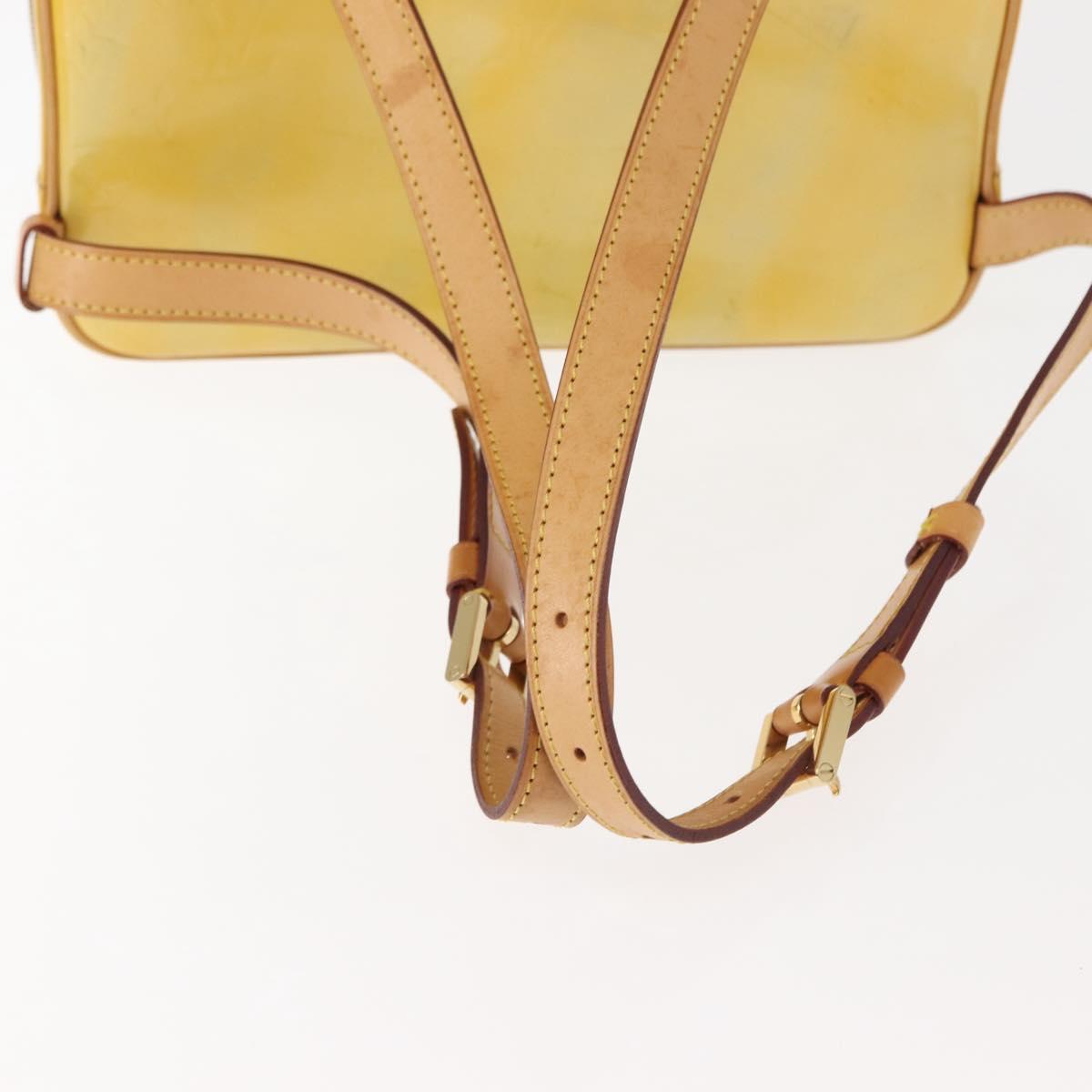 LOUIS VUITTON Monogram Vernis Marley Backpack Gris M91038 LV Auth 147135