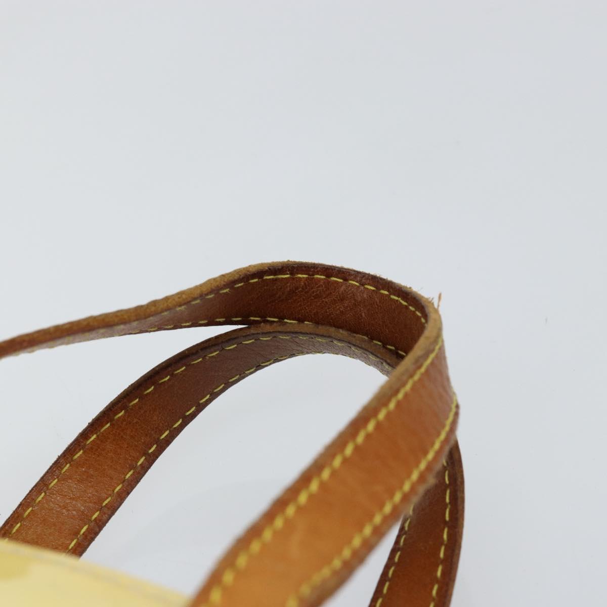 LOUIS VUITTON Monogram Vernis Reade PM Hand Bag Perle M91336 LV Auth 147136