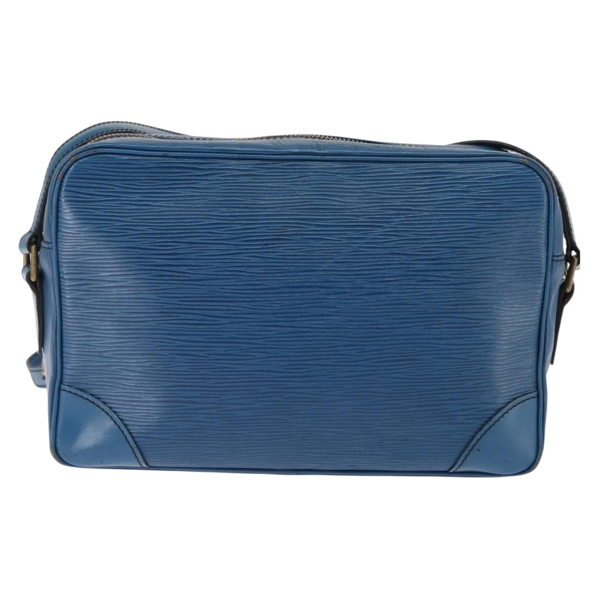 LOUIS VUITTON Epi Trocadero 27 Shoulder Bag Blue M52315 LV Auth 147137