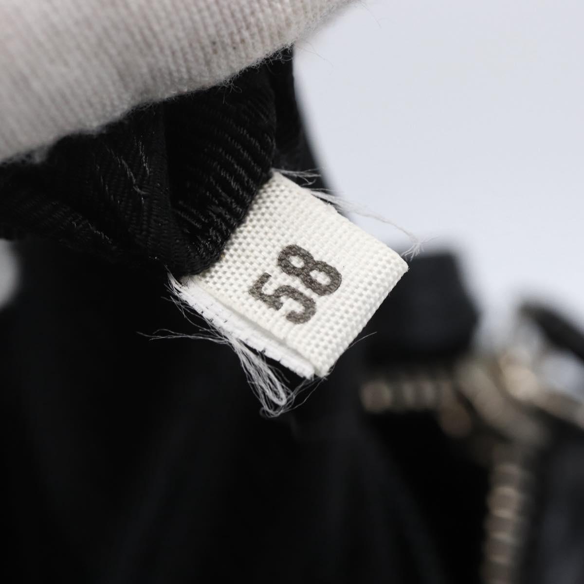 PRADA Shoulder Bag Nylon Leather Pink Black Silver Auth 147139