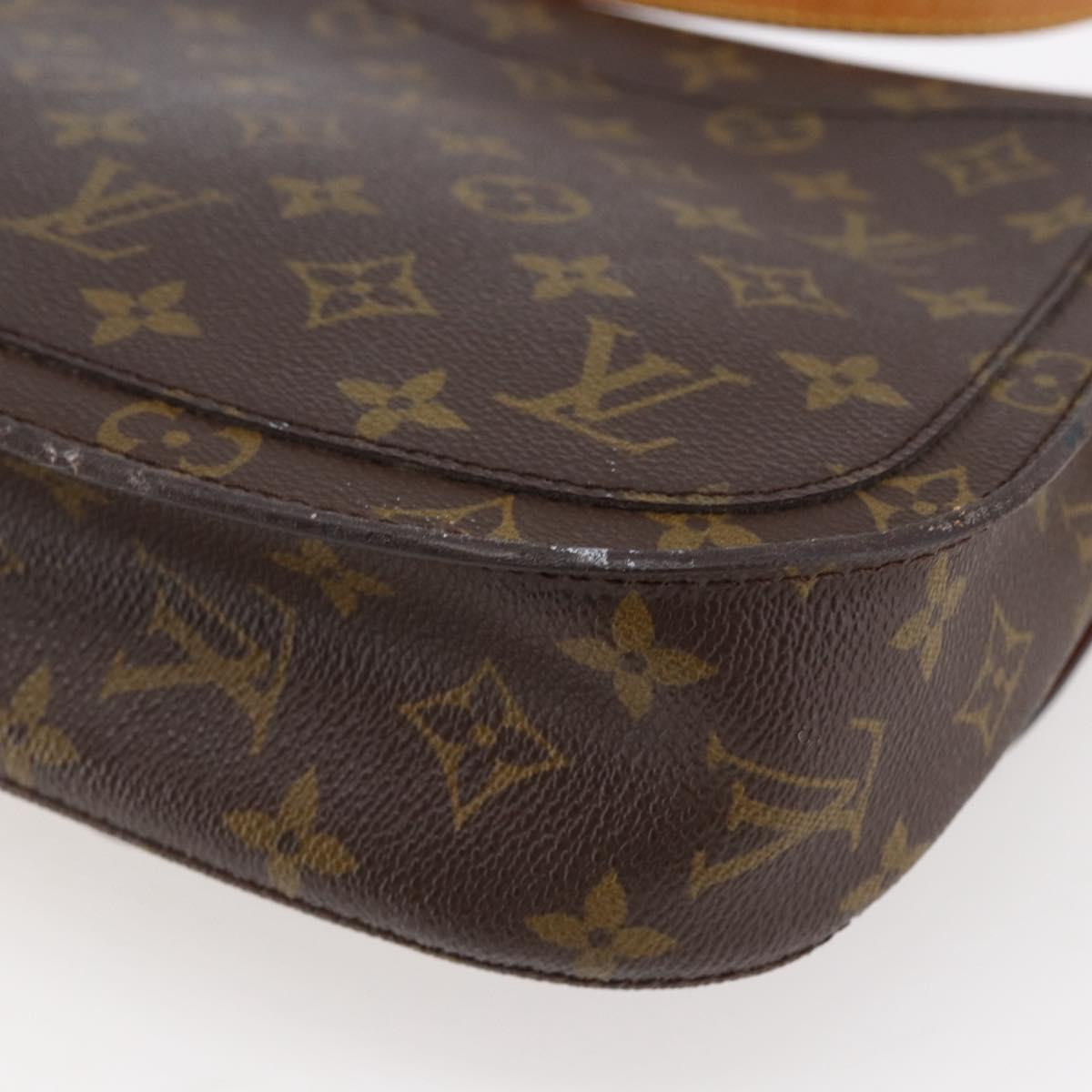 LOUIS VUITTON Monogram Saint Cloud GM Shoulder Bag M51242 LV Auth 147160