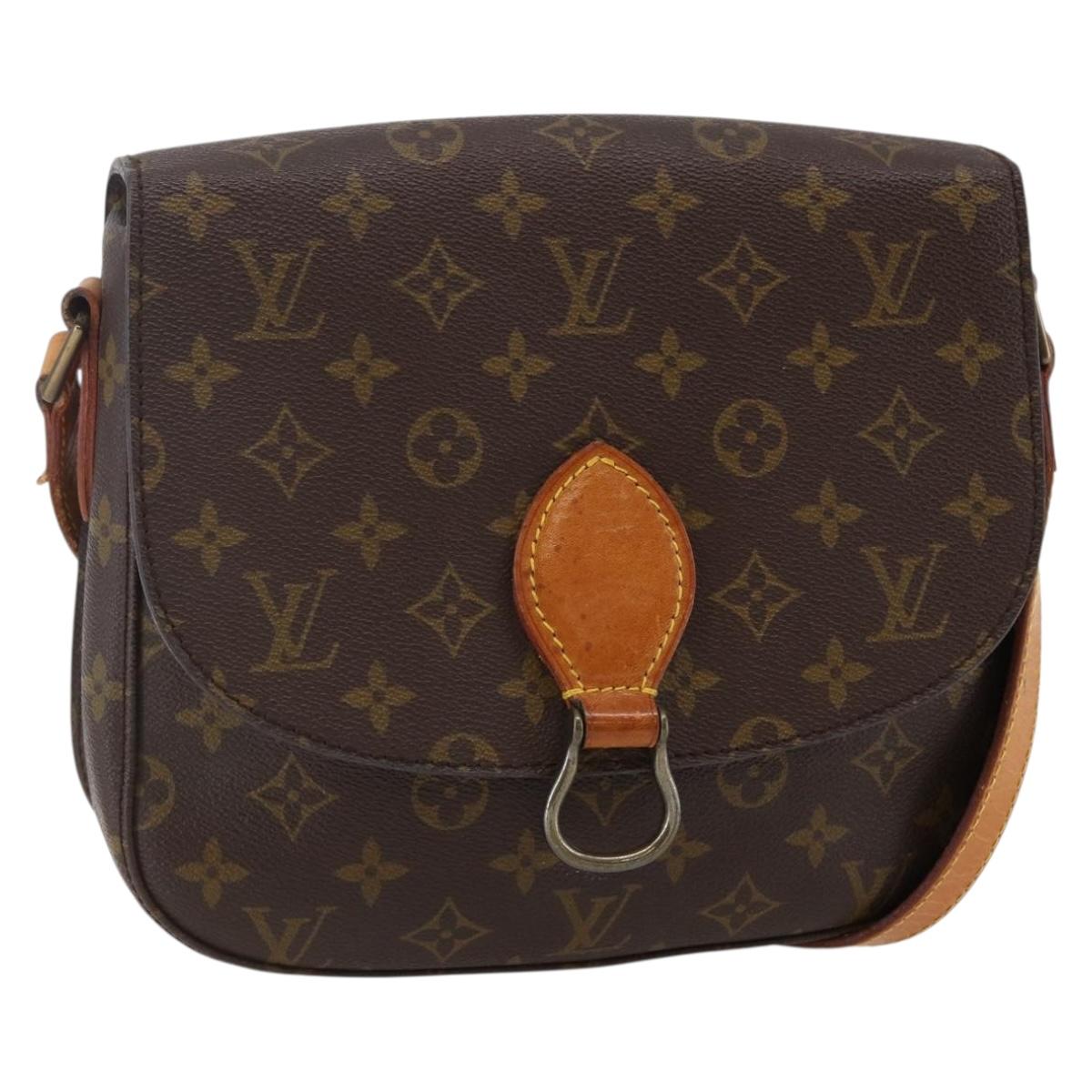 LOUIS VUITTON Monogram Saint Cloud GM Shoulder Bag M51242 LV Auth 147160