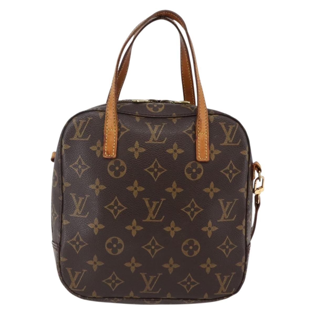 LOUIS VUITTON Monogram Spontini Hand Bag M47500 LV Auth 147162
