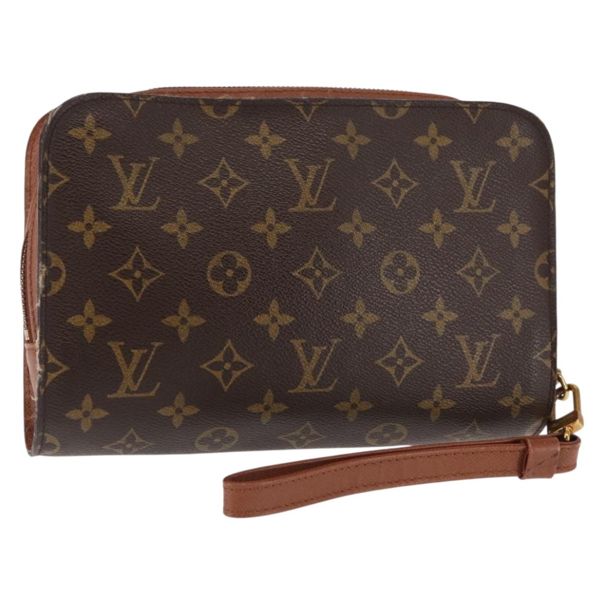 LOUIS VUITTON Monogram Orsay Clutch Bag M51790 LV Auth 147167
